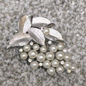 Vintage Trifari Grapes Brooch